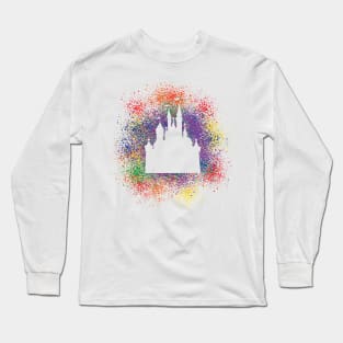 Castle Color Splash Long Sleeve T-Shirt